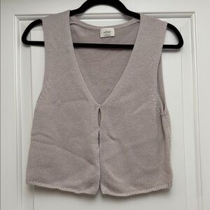 Aritzia Basque Sweater Vest Top
